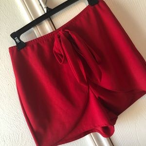 Red  bow dress/shorts